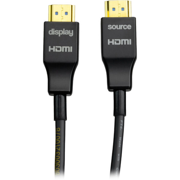 Bullet Train 5K Premium Active Optical HDMI Cable with Cleerline SSF Fiber Optic Strands (32.8') - Bullet Train