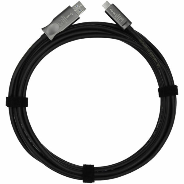 Bullet Train USB 3.1 Gen 2 Type-A to C Fiber Optic Extension Cable (65.6') - Bullet Train