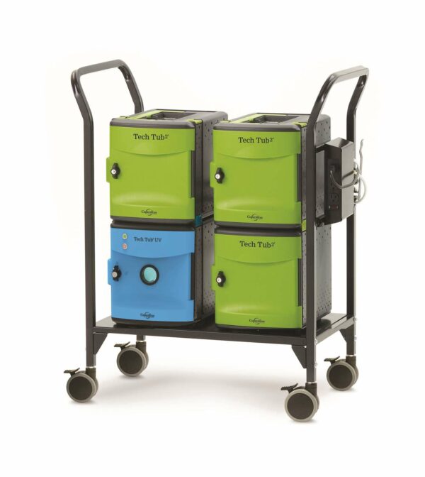 Copernicus FTT718-UV Tech Tub2® Modular Cart with UV Tub - charges 18 devices - Copernicus