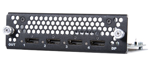 Analog Way ACC-AQL-OUT-DP 4x DP 1.2 outputs Output connector card with 4x DisplayPort 1.2 (carrying case included) - Analog Way, Inc.