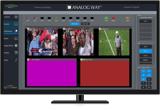 Analog Way AW-VDC-MDR4K AW VideoCompositor for Midra 4K - Analog Way, Inc.