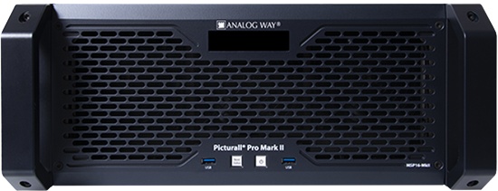 Analog Way MSP16-MKII-R1 Picturall Pro Mark II Mission critical 16K modular media server - Analog Way, Inc.