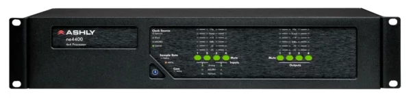 Ashly ne4400d Network-Enabled Protea DSP Audio System Processor 4-in x 4-out with Dante card - Ashly Audio