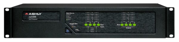 Ashly ne4400as ne4400 Network Protea System Processor plus 4-Chan AES3 Inputs & 4-Chan AES3 Outputs - Ashly Audio