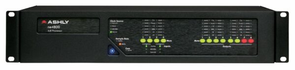 Ashly ne4800as ne4800 Network Protea System Processor plus 4-Chan AES3 Inputs & 8-Chan AES3 Outputs - Ashly Audio