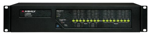 Ashly ne8800as ne8800 Network Protea System Processor plus 8-chan AES3 Inputs & 8-Chan AES3 Outputs - Ashly Audio