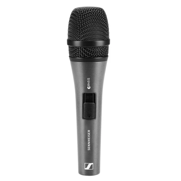Sennheiser e 845-S Handheld microphone (supercardioid, dynamic) with and 3-pin XLR-M and on/off switch - Sennheiser Electronic Corp.