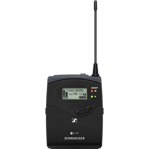 Sennheiser EW 100 ENG G4 Camera-Mount Wireless Combo Microphone System (A: 516 to 558 MHz) - Sennheiser Electronic Corp.