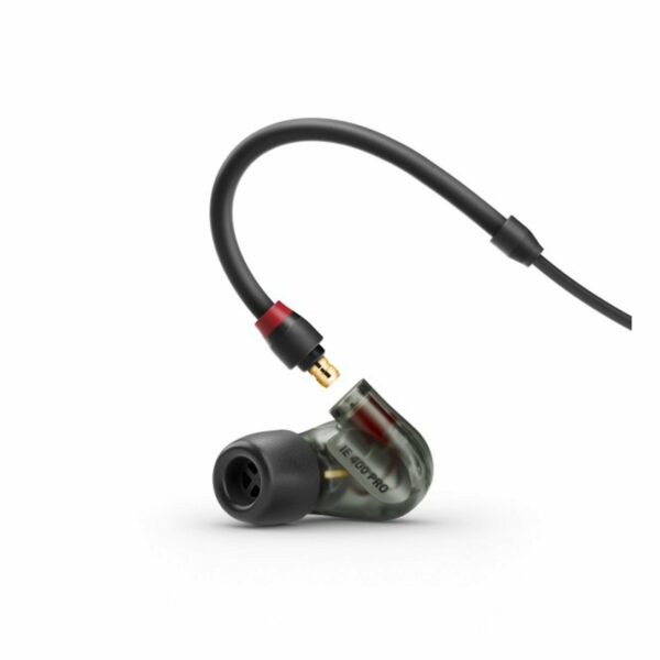 Sennheiser IE 400 PRO Smoky Black In-ear monitoring headphones featuring SYS 7 dynamic transducer and detachable 1.3m black cable - Sennheiser Electronic Corp.