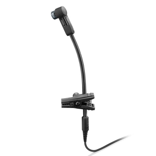 Sennheiser e 908 B Instrument microphone (cardioid, condenser) with flexible gooseneck for wind instruments and ew stereo jack - Sennheiser Electronic Corp.