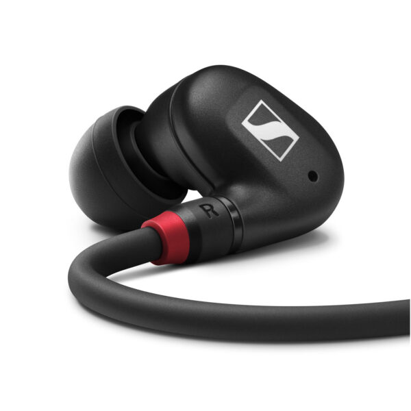 Sennheiser IE 100 PRO BLACK In-ear monitoring headphones featuring 10mm dynamic transducer and black detachable 1.3m cable with 3.5mm jack - Sennheiser Electronic Corp.