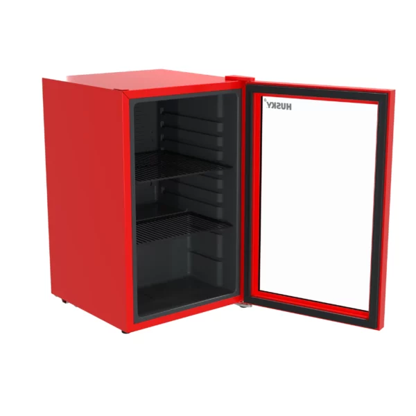 Husky OSFG016-RL Husky Beverage Refrigerator 2.4 cu. ft. Freestanding Mini Fridge in Red without Freezer - Husky