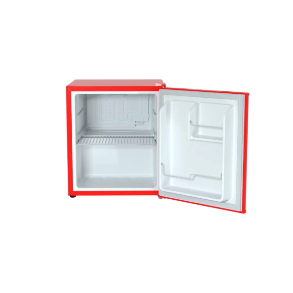 Husky OSFS007-RM Solid Door 1.5 cu. ft. Freestanding Countertop Mini Fridge in Red without Freezer - Husky