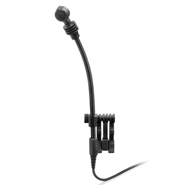 Sennheiser e 608 Instrument microphone (supercardioid, dynamic) for brass instruments, wind instruments and drums with flexible gooseneck and 3-pin XLR-M - Sennheiser Electronic Corp.