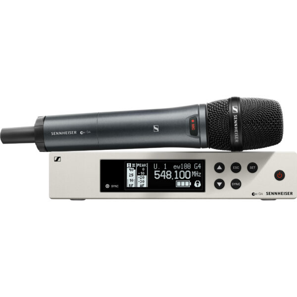 Sennheiser EW 100 G4-845-S Wireless Handheld Microphone System with MMD 845 Capsule (A: 516 to 558 MHz) - Sennheiser Electronic Corp.