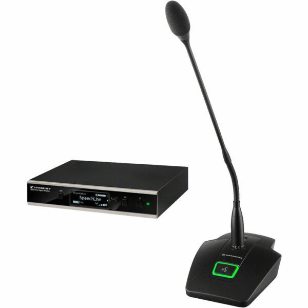 Sennheiser SpeechLine Digital Wireless Microphone Set with 133-S GN Stand, MEG 14-40 B Microphone, and DW Receiver (US) - Sennheiser Electronic Corp.