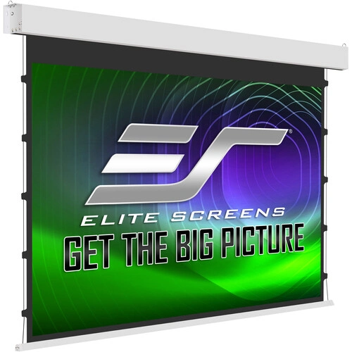 Elite Screens Yard Master Wireless, 125" 16:9 4K/8K Ultra HD Outdoor Electric Tab-Tensioned Projector Screen - Elite Screens Inc.