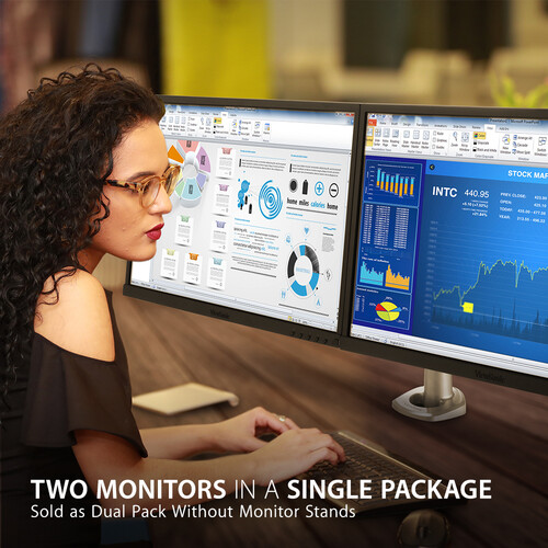 Viewsonic VG2448A-2_H2 23.8" Monitor (Head Only, 2-Pack) - ViewSonic Corp.