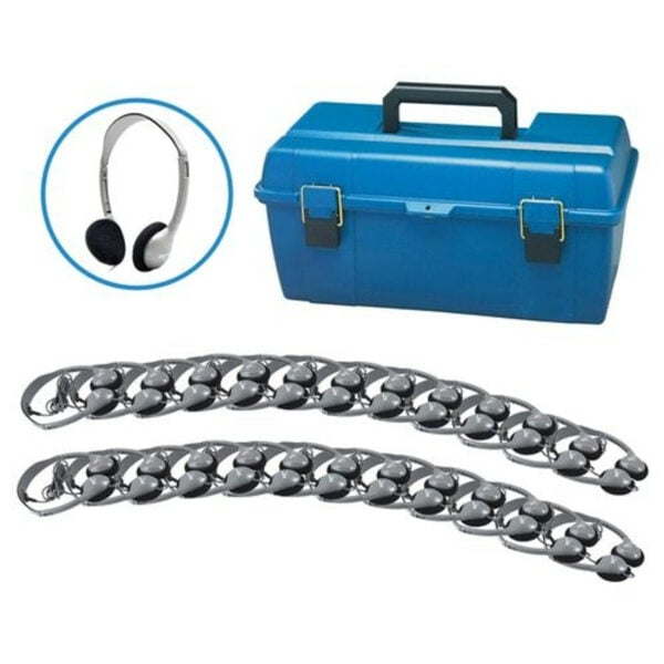 HamiltonBuhl LCP/24/HA2 Lab Pack, 24 HA2 Personal Headphones in a Carry Case - Hamilton Electronics Corp.