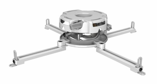 Peerless PRG-UNV-W PRG Precision Gear Projector Mount for Projectors Weighing Up to 50 lb (White) - Peerless