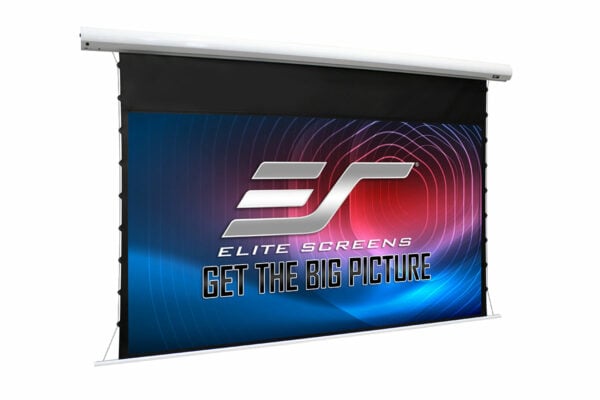 Elite Screens SKT180UHD5-E4 ProAV® Saker Tab-Tension Plus CineGrey 5D®, 180" Diag. 16:9, Ceiling Ambient Light Rejecting (CLR®/ALR) Electric Wall/Ceiling Projector Screen, SKT180UHD5-E10 - Elite Screens Inc.