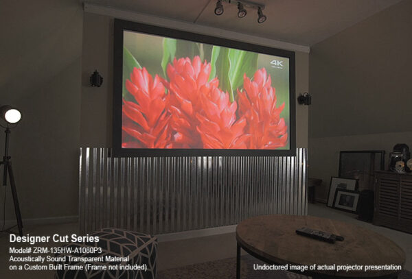 Elite Screens Designer Cut 123" 16:9 8K/4K Ultra HD ALR/CLR Projector Screen Material - Elite Screens Inc.