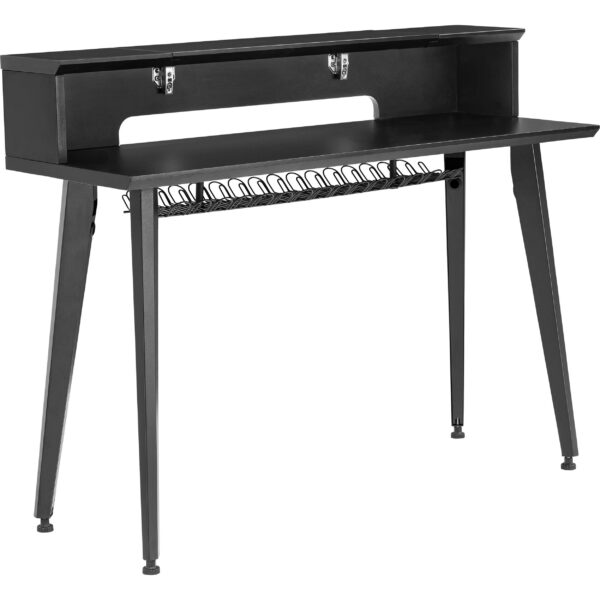 Gator Elite Furniture Series 61-Note Keyboard Table In Standard (Black Finish) - Gator Cases, Inc.