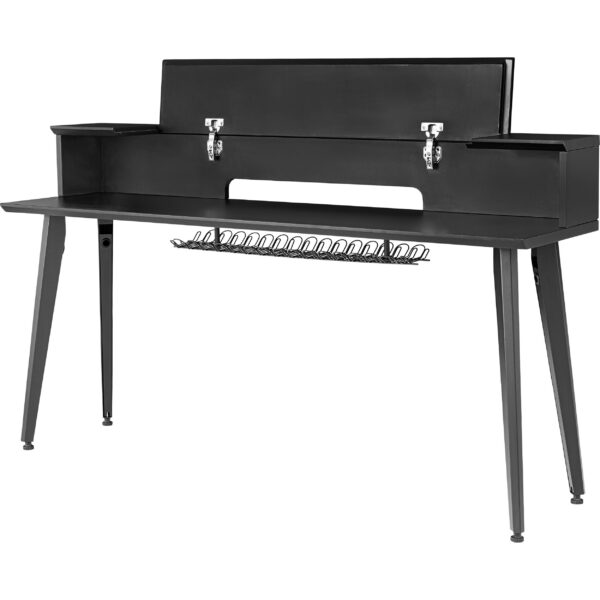 Gator Elite Furniture Series 88-Note Keyboard Table In Standard (Black Finish) - Gator Cases, Inc.