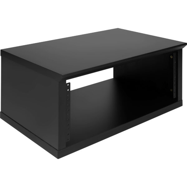 Gator Elite Furniture Series 4U Desktop Studio Rack In Standard (Black Finish) - Gator Cases, Inc.