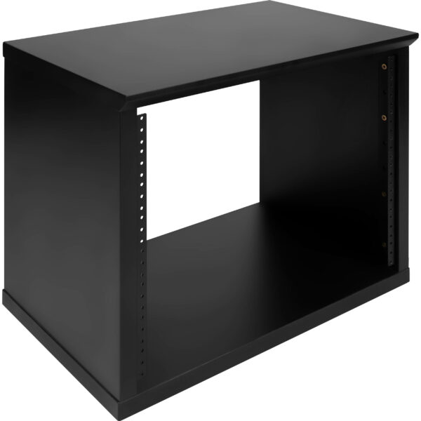 Gator Elite Furniture Series 8U Desktop Studio Rack In Standard (Black Finish) - Gator Cases, Inc.