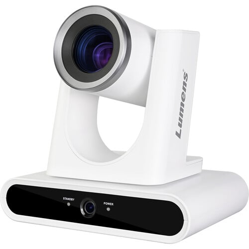 Lumens VC-TR40W Dual-Lens AI Auto-Tracking Full HD Camera with 20x Optical Zoom (White) - Lumens