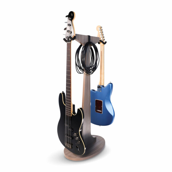 Gator GFW-ELITEGTRHNGSTD-2X-GRY Frameworks Elite Series Dual Hanging Guitar Stand in Driftwood Grey Finish - Gator Cases, Inc.