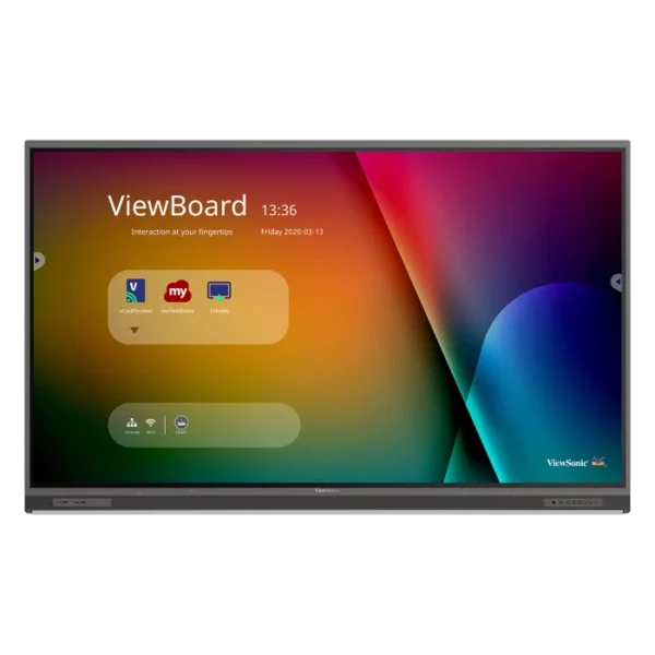Viewsonic IFP7552-1CN 75" ViewBoard 4K Ultra HD Interactive Flat Panel Display with integrated microphone and USB-C, 3840 x 2160 resolution, without HDMI out - ViewSonic Corp.