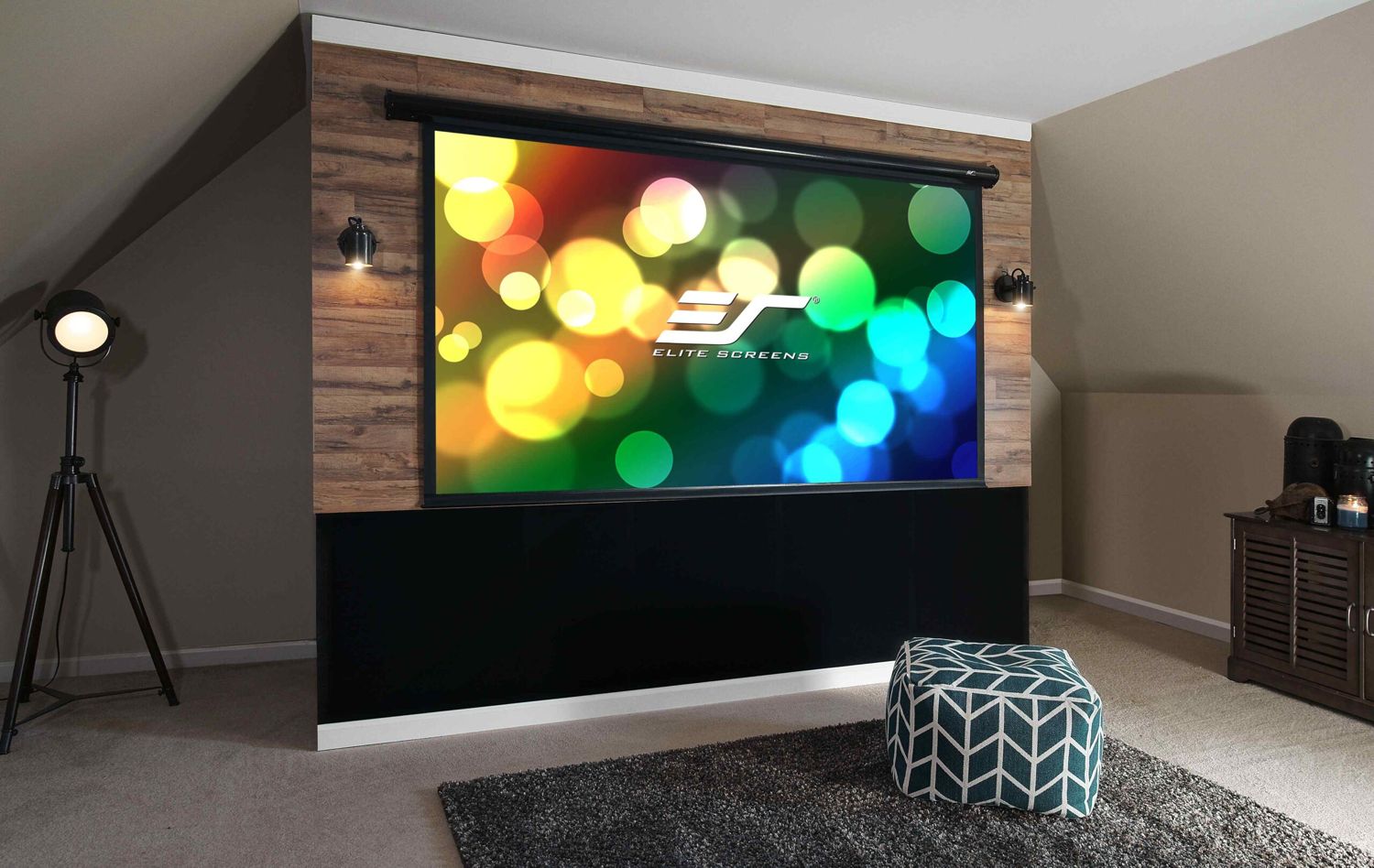 Black Projector Screen Paint | Ultra HD, 4K & 8K Ready