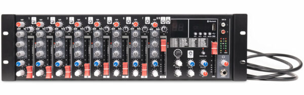 Pure Resonance Audio PRA-MX9 MX9 9 Channel Rack Mount Mixer with Bluetooth and Effects - Pure Resonance Audio