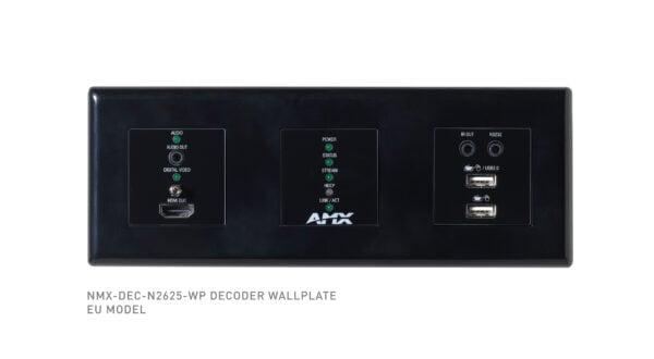 AMX AMX-N26D012 N2600 Decoder Wall Plate, Decora Style - AMX