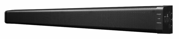 TOA Electronics AM-CF1B 3CU LENUBIO Integrated Audio Collaboration System with built-in array microphone and soundbar from meeting IO Series, Black - TOA Electronics