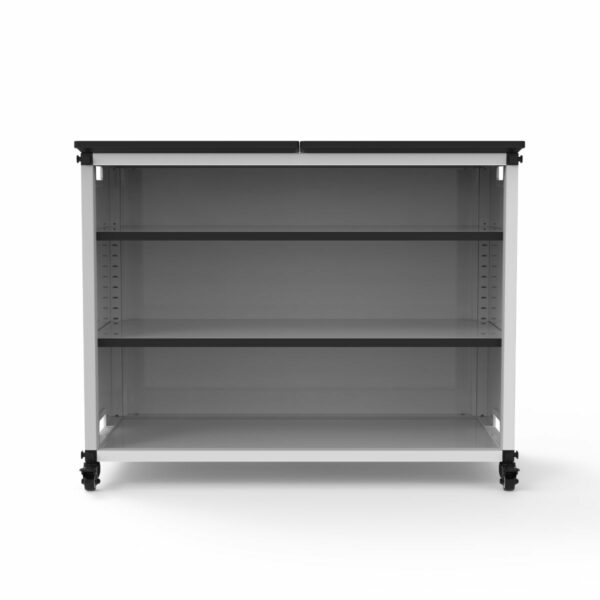 Luxor MBSCB03 Modular Classroom Bookshelf - Wide Module with Casters and Tabletop - Luxor