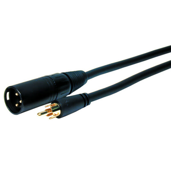 Comprehensive XLRP-PP-3ST Standard Series XLR Plug to RCA Plug Audio Cable 3ft - Comprehensive
