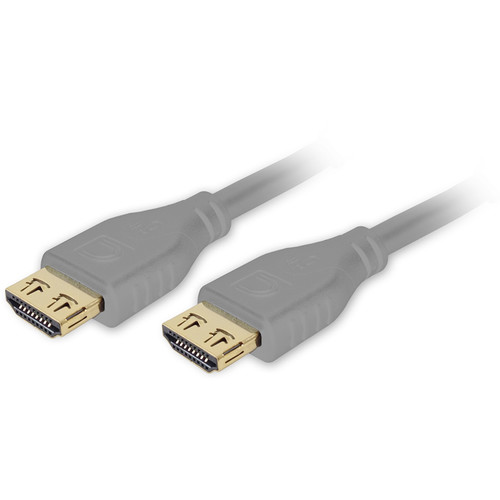 Comprehensive MHD-MHD-18INPROGRY MicroFlex Pro AV/IT Integrator Series High Speed HDMI Cable with ProGrip Graphite Graphite Grey 1.5ft - Comprehensive