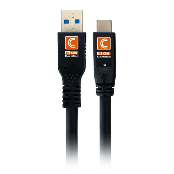 Comprehensive USB5G-AC-3PROBLK Pro AV/IT Integrator Seriess USB 3.0 (3.2 Gen1) A to C 5G Cable 3ft - Comprehensive