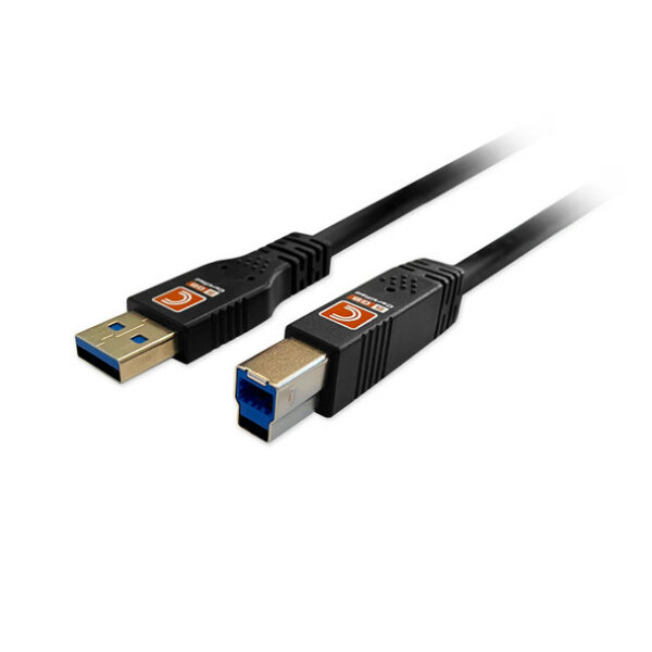 Comprehensive USB5G-AB-3PROBLK Pro AV/IT Integrator Seriess USB 3.0 (3.2 Gen1) A to B 5G Cable 3ft - Comprehensive
