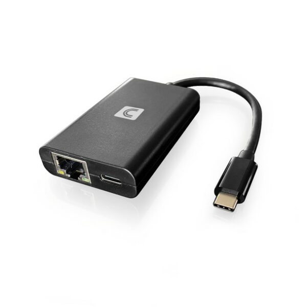 Comprehensive USB3C-RJ45-PD USB Type-C Male to Gigabit Ethernet with 60W Power Delivery Female Dongle Adapter/Converter - Comprehensive