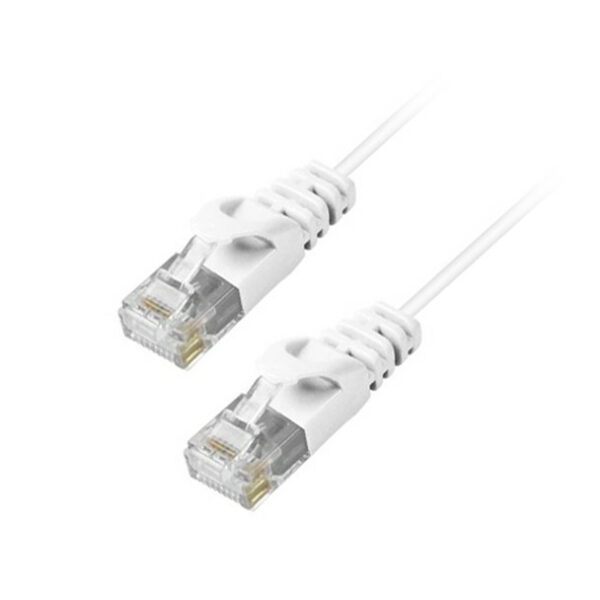 Comprehensive MCAT6-1PROWHT MicroFlex Pro AV/IT CAT6 Snagless Patch Cable White 1ft - Comprehensive