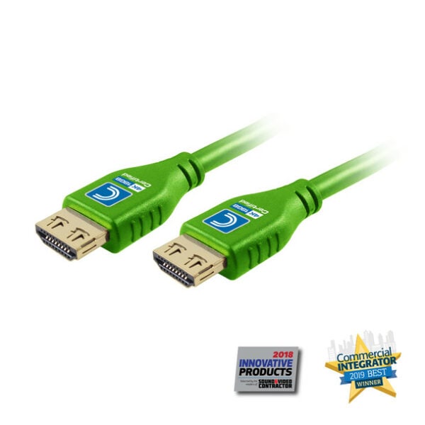 Comprehensive MHD18G-12PROGRNA MicroFlex Pro AV/IT Integrator Series 4K60 18G High Speed Active HDMI Cable with ProGrip Dark Green 12ft - Comprehensive