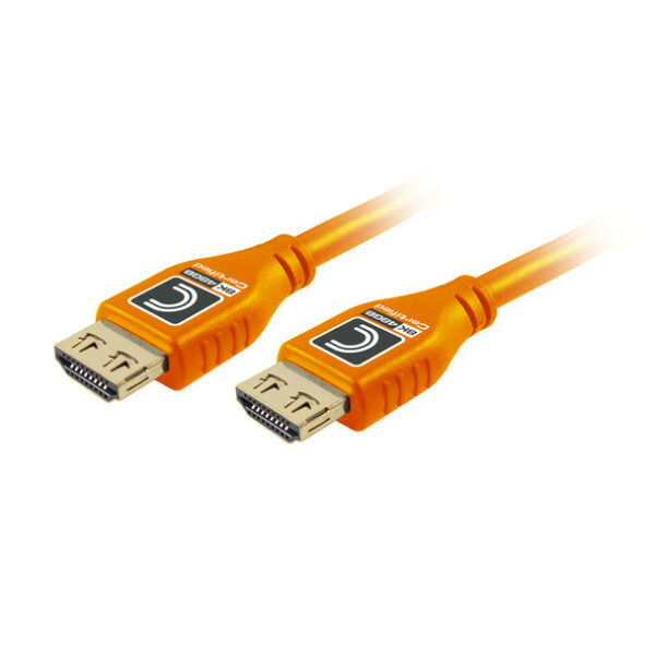 Comprehensive MHD48G-3PROORG Pro AV/IT Integrator Series MicroFlex 48G 8K HDMI Cable 3 feet- Orange - Comprehensive