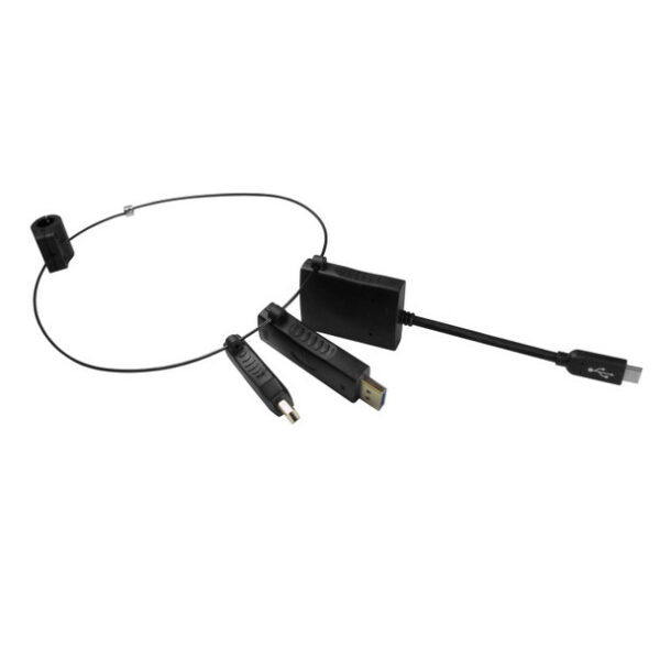 Comprehensive RING-3 Adapter Ring with (3) Adapters: Mini-DisplayPort (M) to HDMI (F) Adapter, DisplayPort (M) to HDMI (F) Adapter, and USB-C (M) to HDMI (F) Dongle - Comprehensive