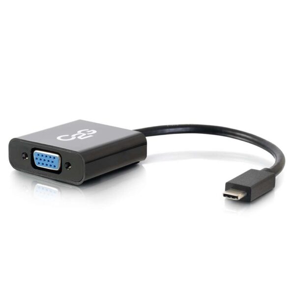 C2G CG29471 USB C to VGA Video Adapter Black - C2G