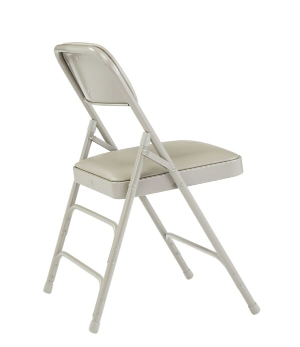 National Public Seating 1300 Series Vinyl Upholstered Folding Chair, Primary Color Gray, Included (qty.) 4, Seating Type Folding Chair, Model# 1302 - National Public Seating