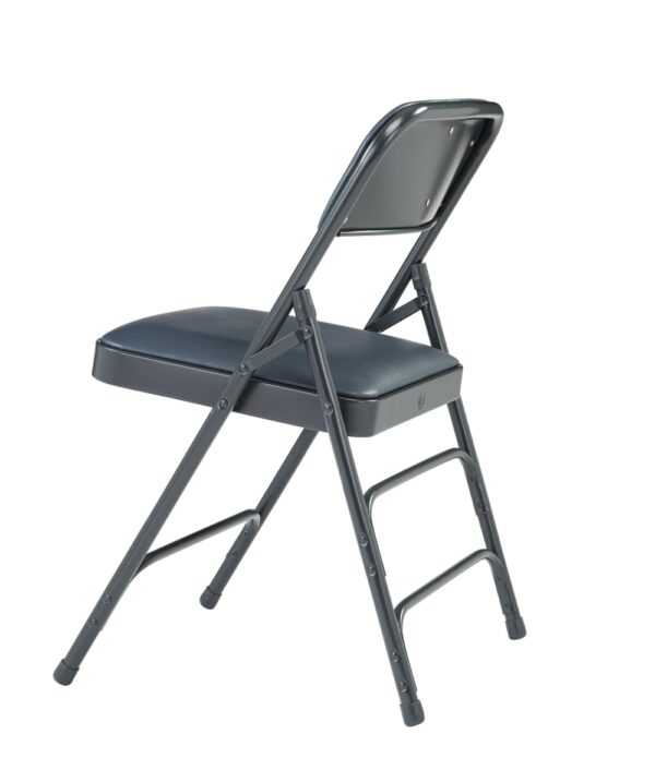 National Public Seating 1300 Series Vinyl Upholstered Folding Chair, Primary Color Navy, Included (qty.) 4, Seating Type Folding Chair, Model# 1304 - National Public Seating